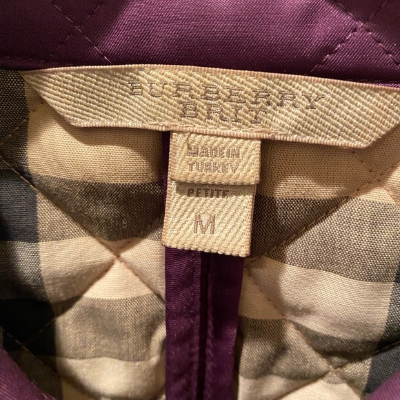 Burberry Quilted Jacket Sz M - Picture 2 of 5